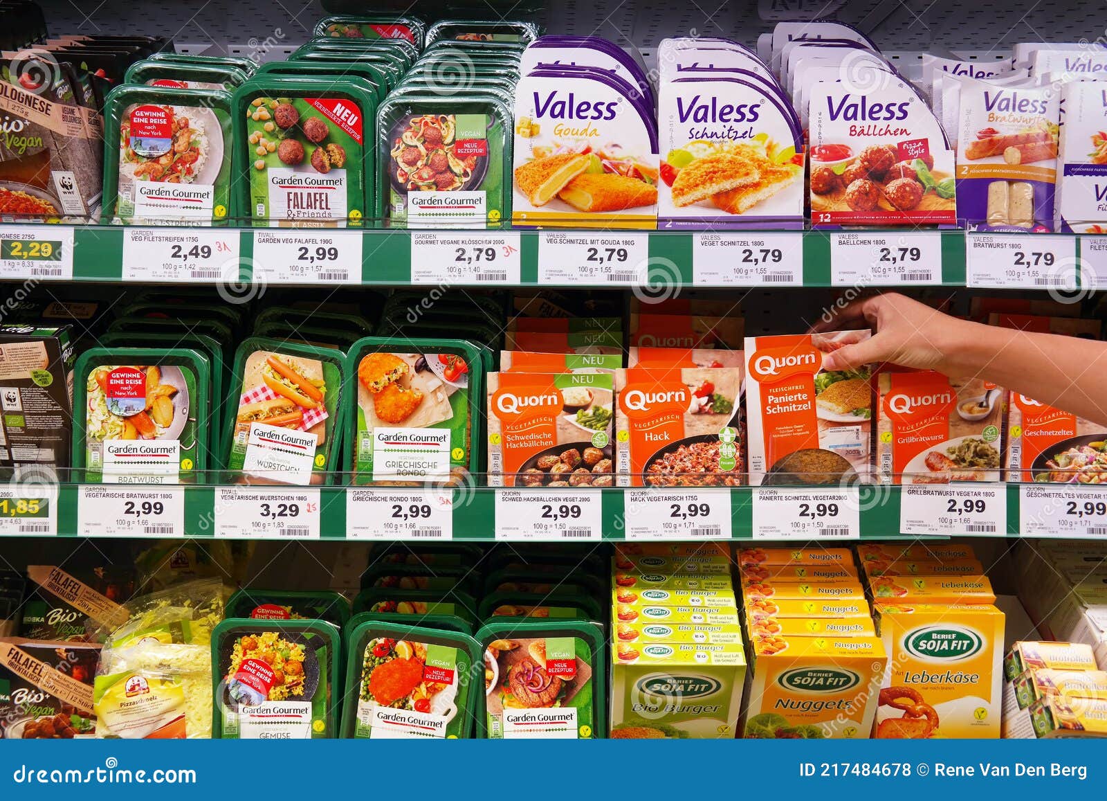 Meat Substitutes in a Store Editorial Stock Photo Image of customer