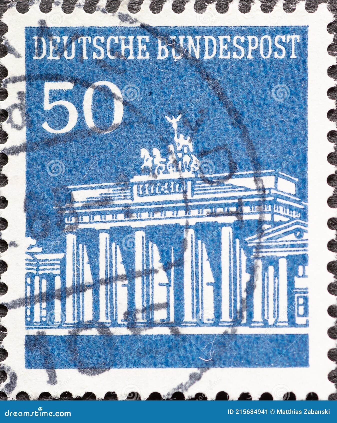 GERMANY - CIRCA 1952: A Postage Stamp Printed In Germany Showing An ...