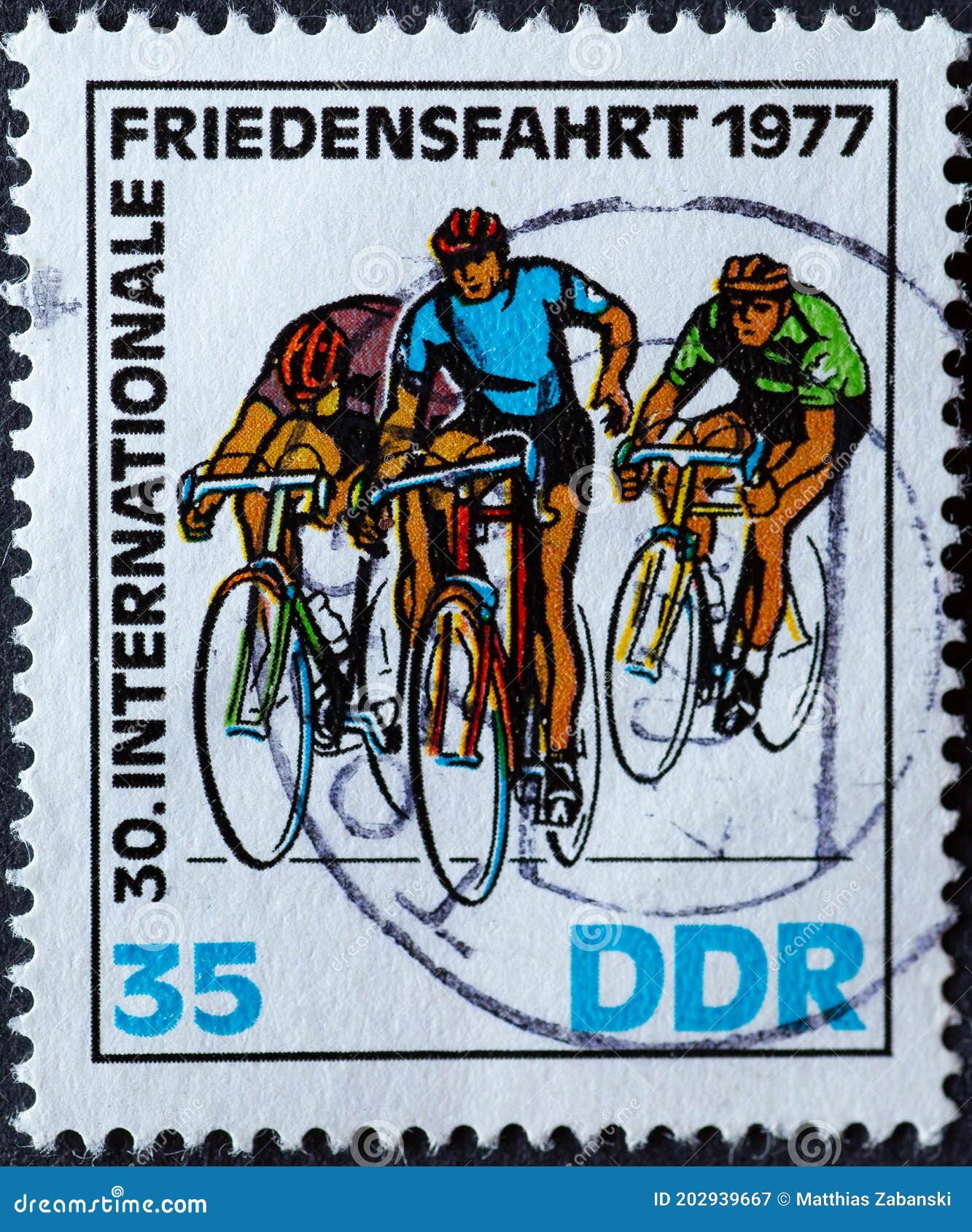GERMANY, DDR - CIRCA 1977 : a Postage Stamp from Germany, GDR Showing