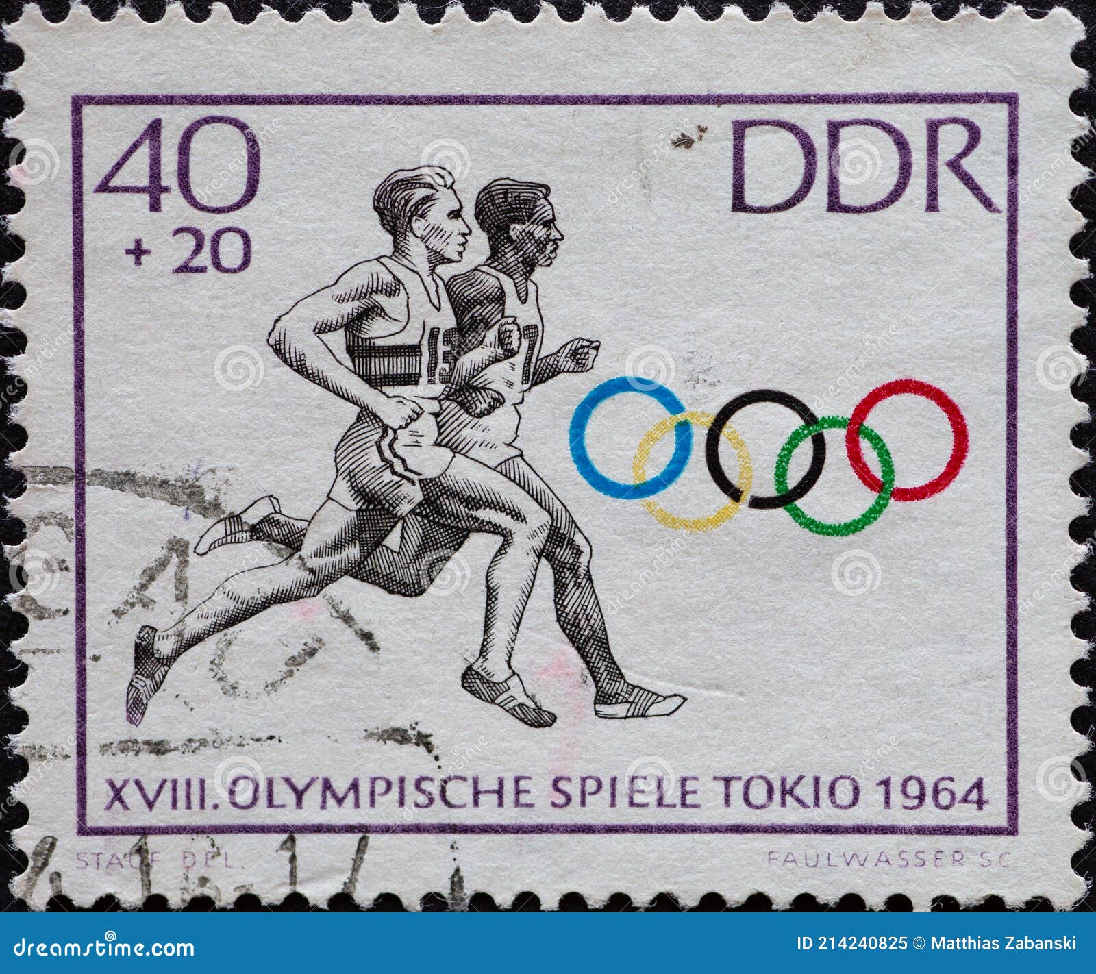 GERMANY, DDR - CIRCA 1964 : a Postage Stamp from Germany, GDR Showing