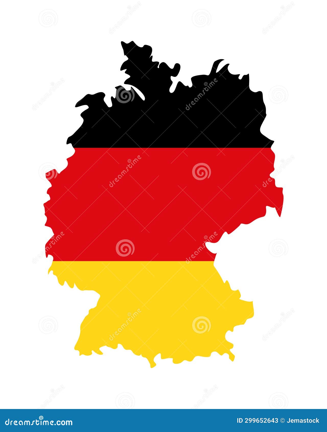 Germany flag and map stock illustration. Illustration of state 299652643