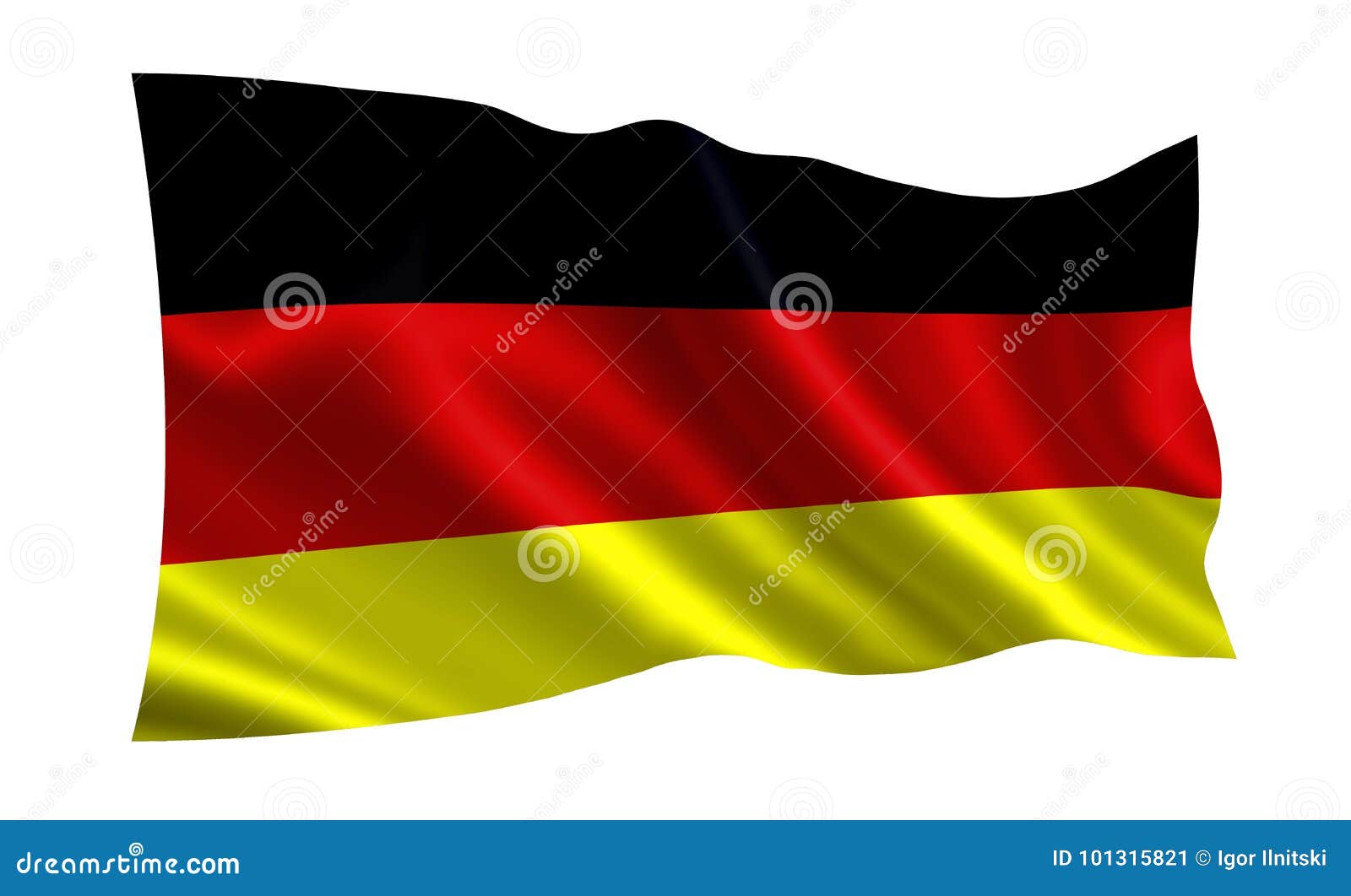 Germany Flag . a Series of `Flags of the World Stock Illustration ...