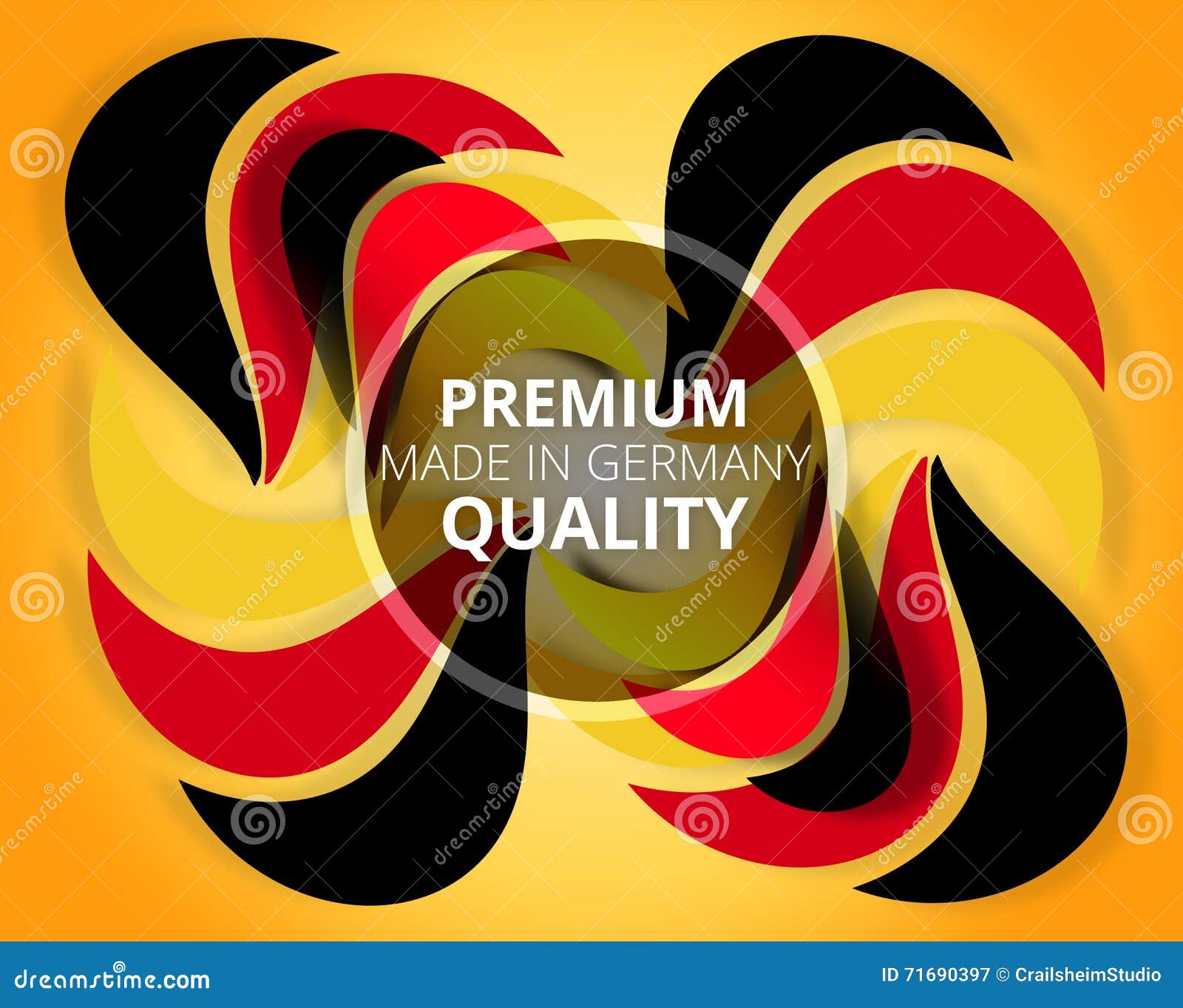 Germany german creative stock illustration. Illustration of title