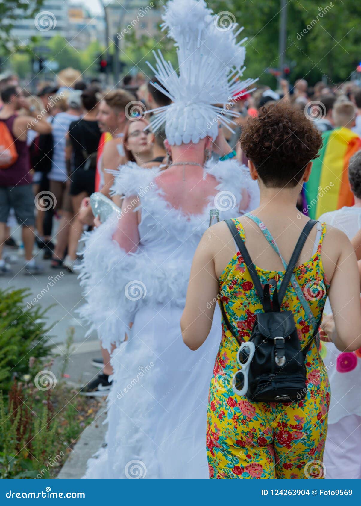 Germany, Hamburg - August 4, 2018: Christopher Street Day. Love Parade ...