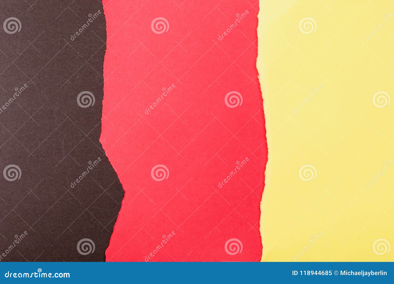 Germany Flag Made From Ripped Shreds Of Paper Stock Image Image Of Craft Paper