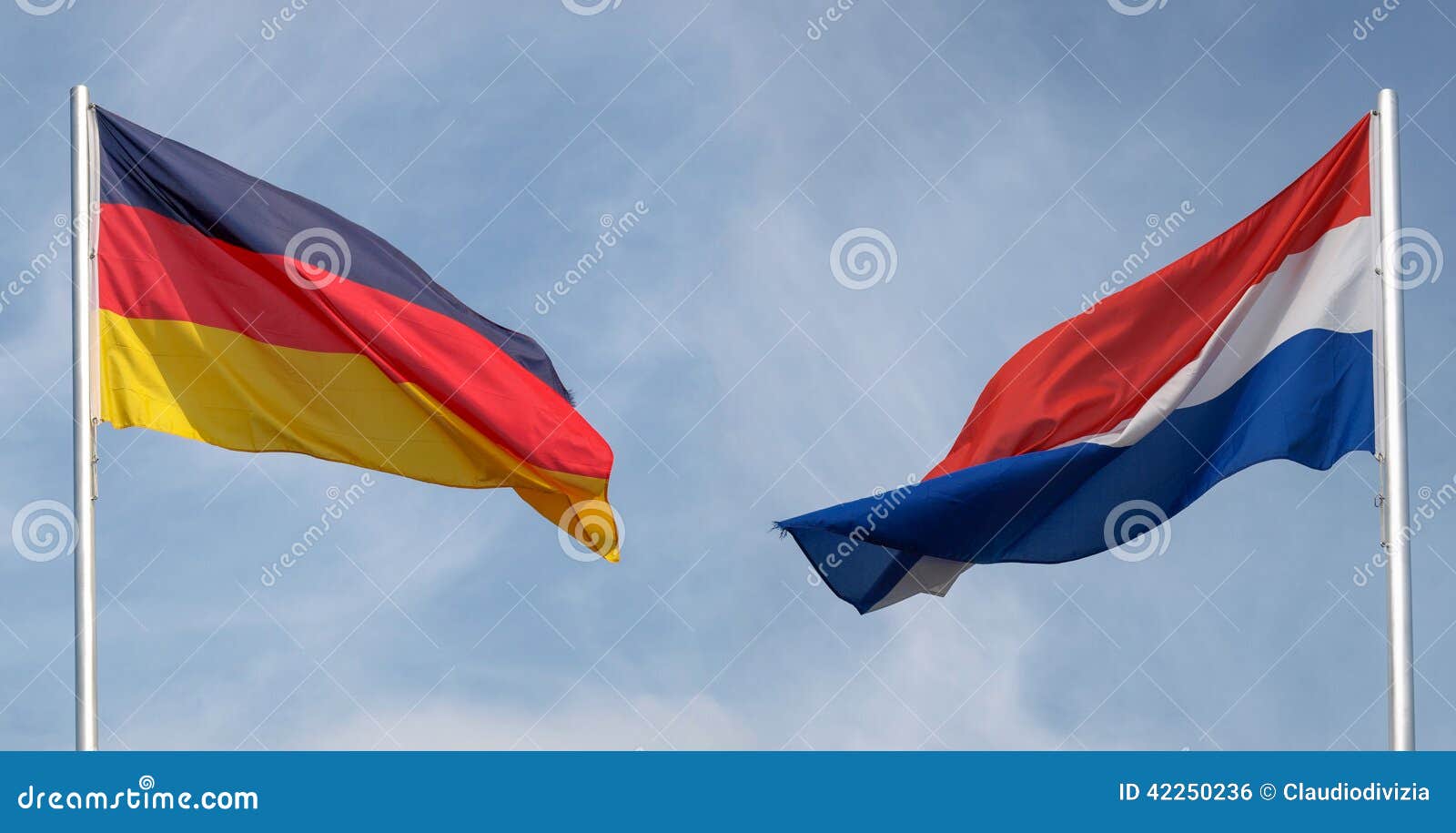 Germany And Netherlands Flag Stock Photo - Image of world, europe: 42250236