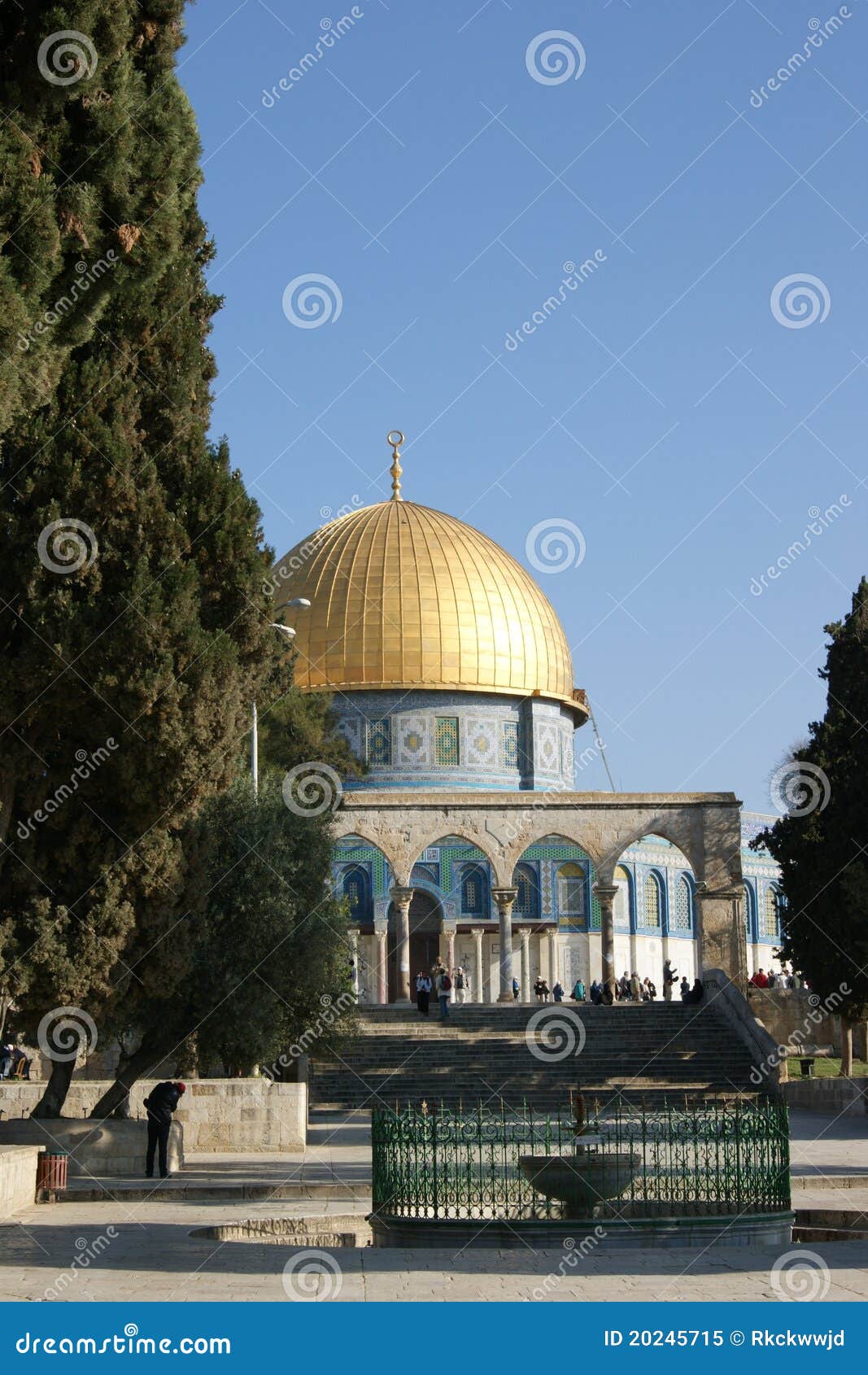 Gerusalemme, Cupola Della Roccia, Israele Immagine Stock Immagine di
