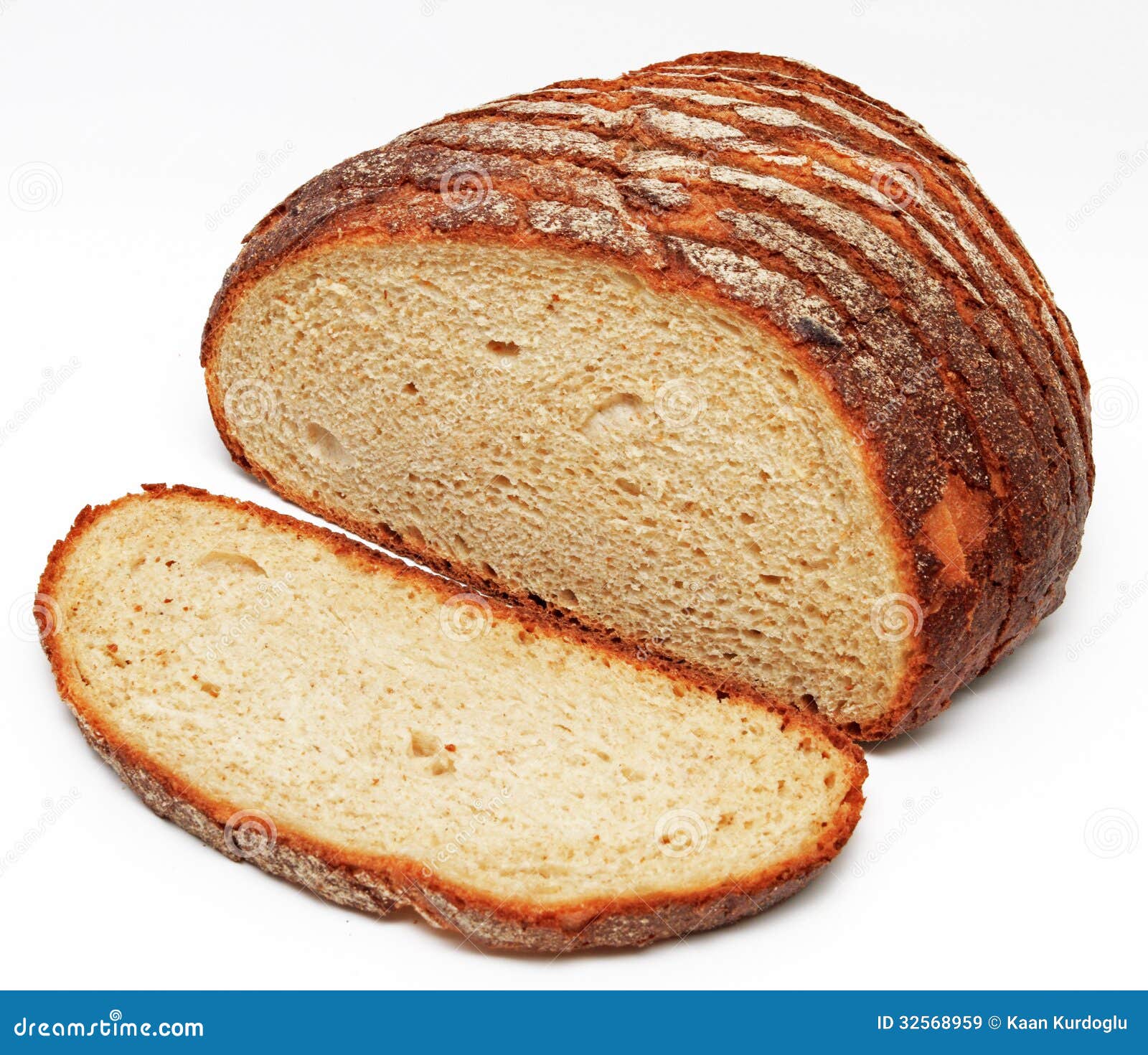 Geschnittenes Brot stockbild. Bild von hefe, scheiben 32568959