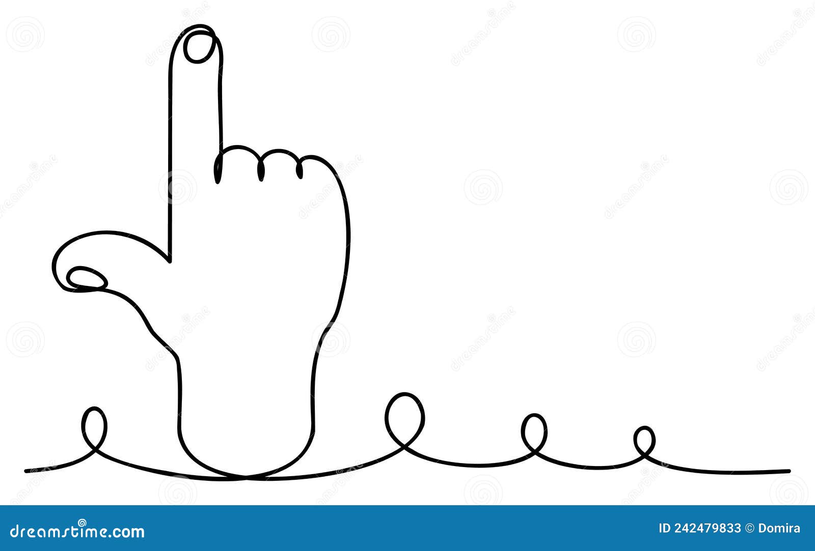 The Gesture a Finger Snapping or Pointing Up. Sign Easy or Good