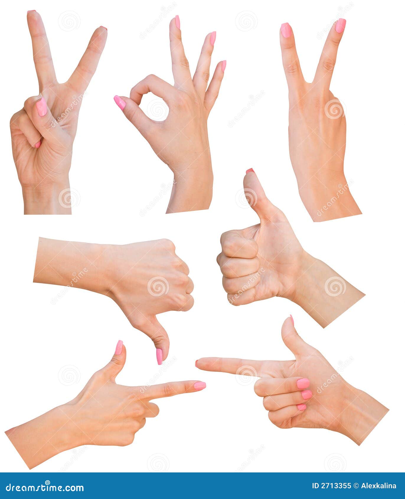gestures of hands