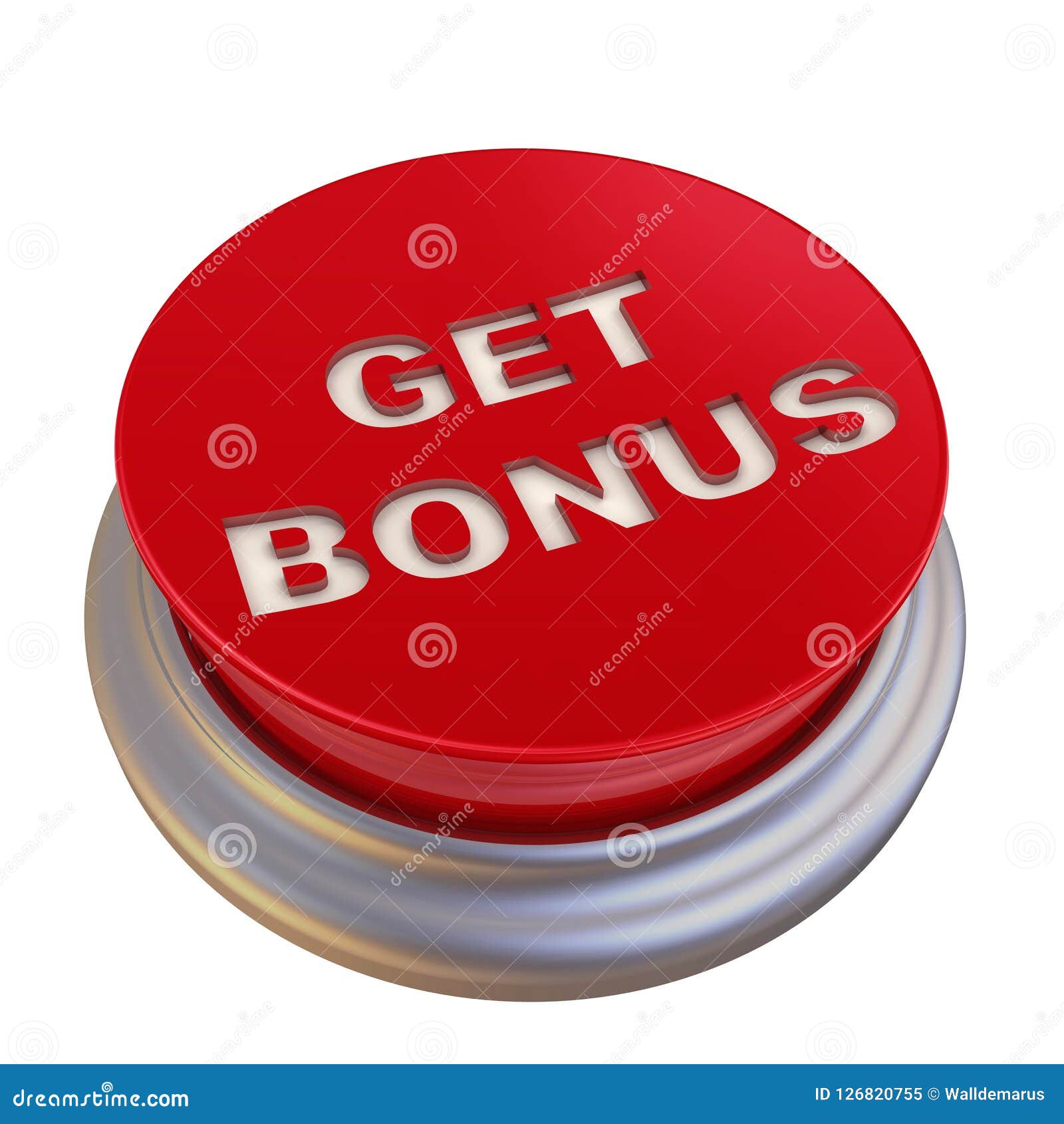 get bonus. red button labeled