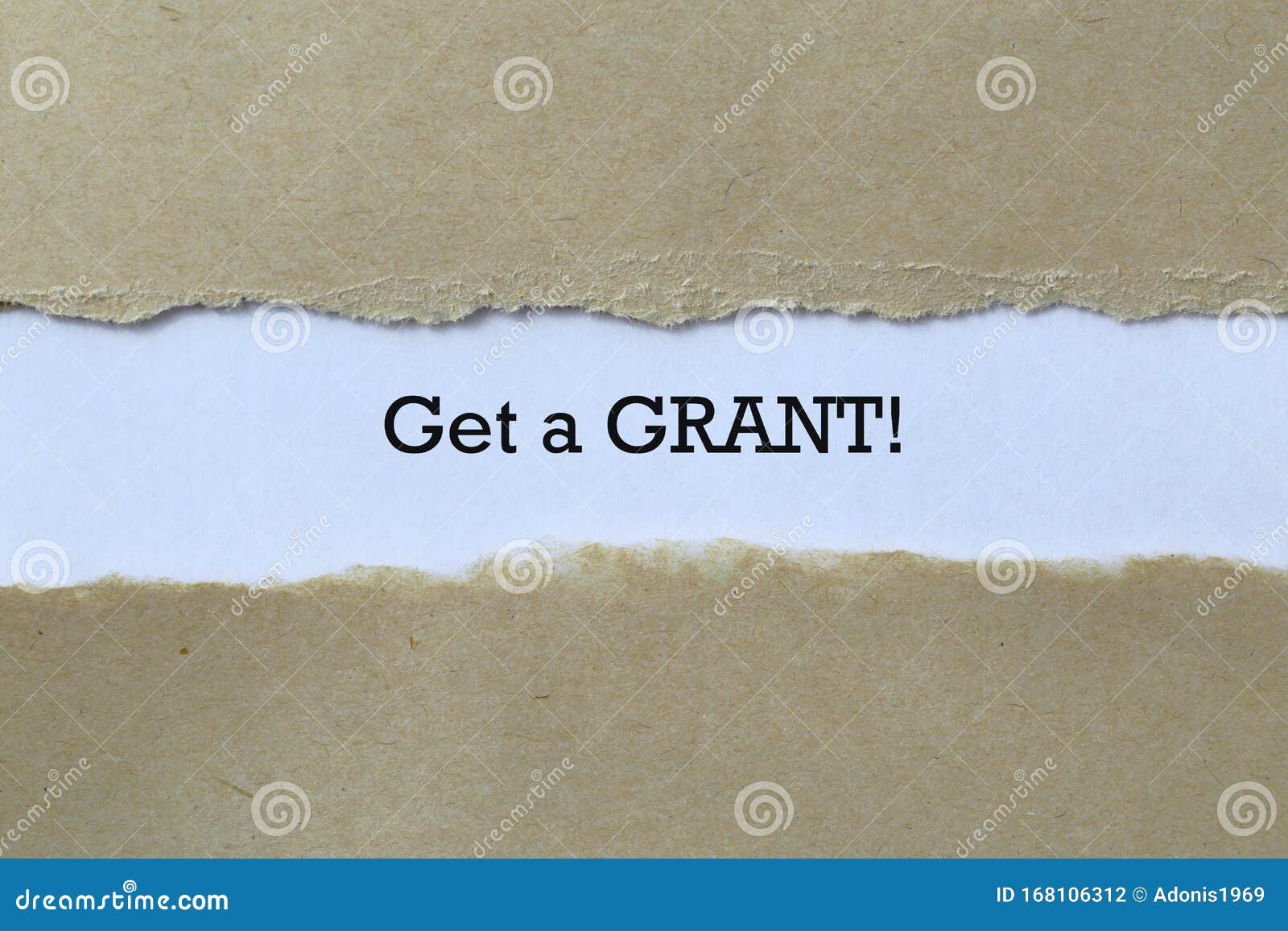 get a grant on paper