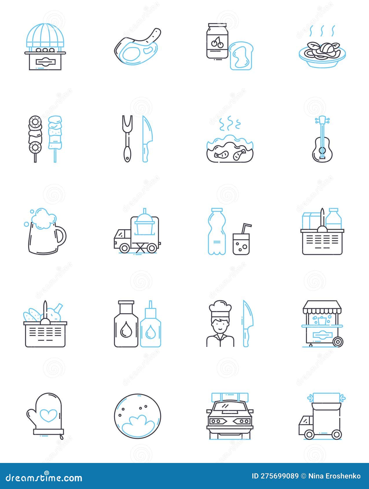 get-together linear icons set. socializing, gathering, meet-up, reunion, conference, get-together, celebration line