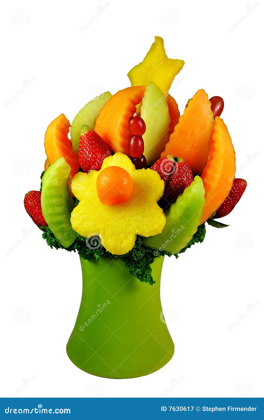 Get Well Fruit Basket stock image. Image of fruit, cantelope 7630617