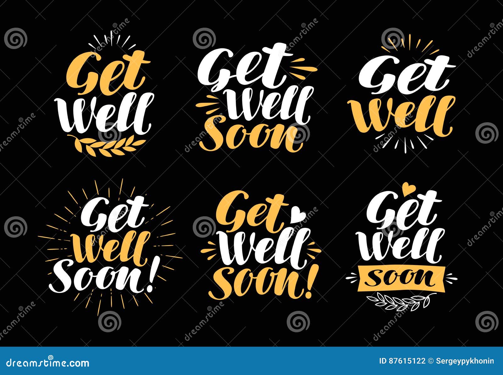 Get Well Soon Card With Teddy Bear And Jam. Vector Illustrated
