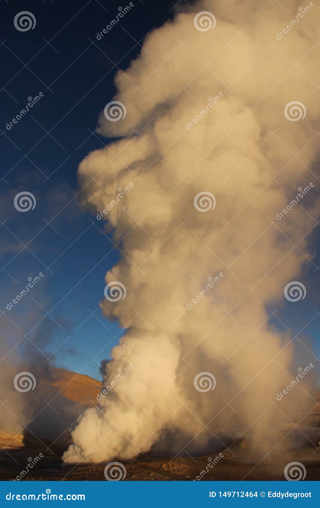 the geysers at sol de la manana
