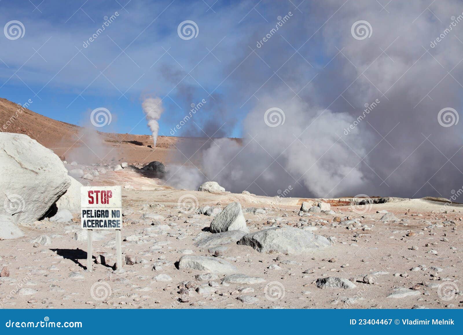 geysers and stop sign