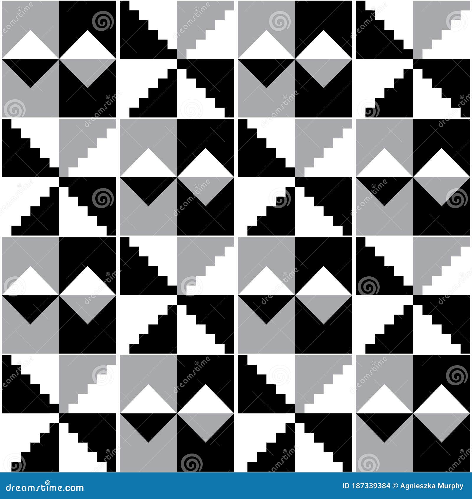 African Kente Cloth Style Vector Seamless Textile Pattern, Tribal