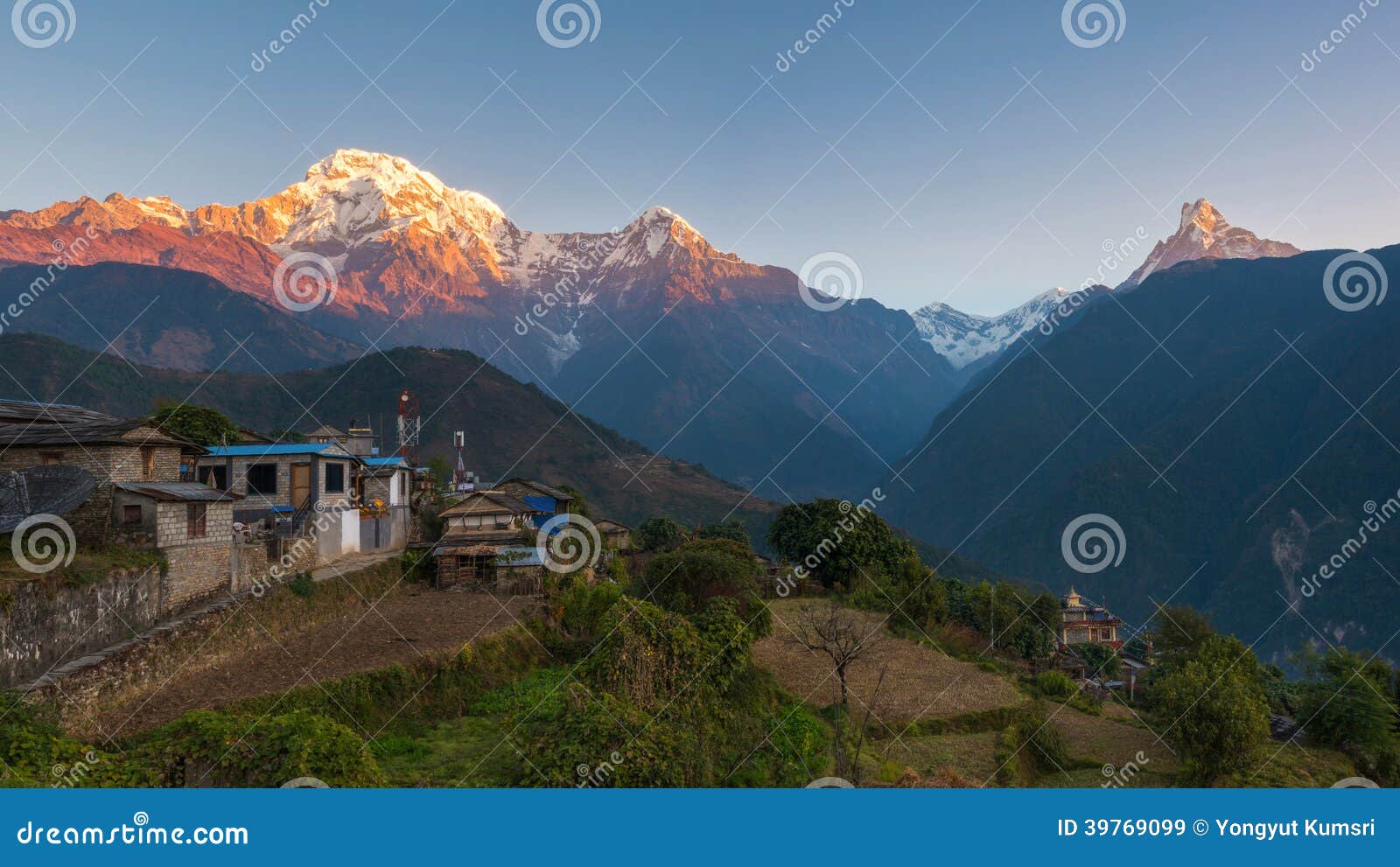 ghandruk village, nepal