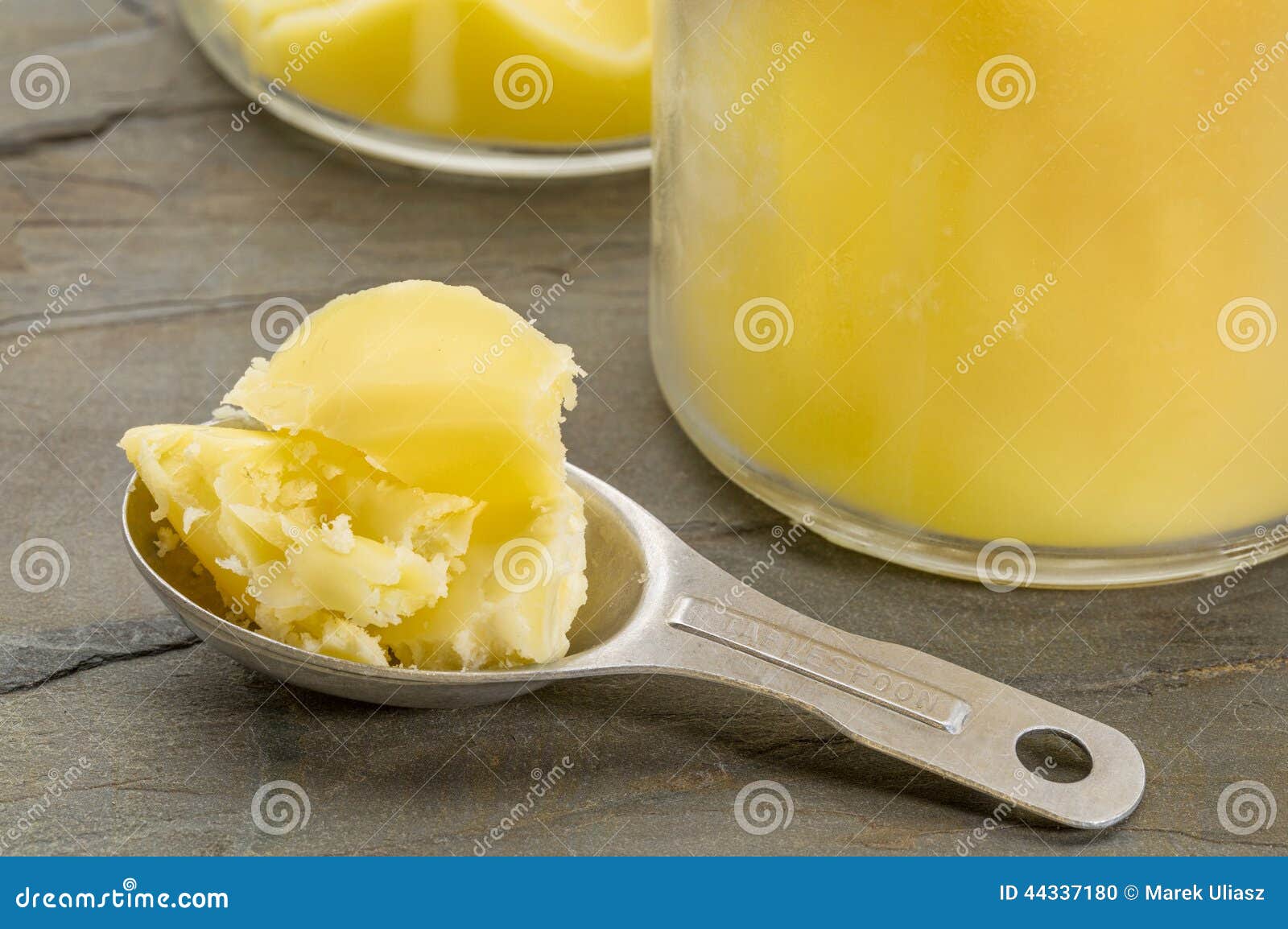 Ghee Clarified Butter  Spoon  Stock Photo Image of spoon  