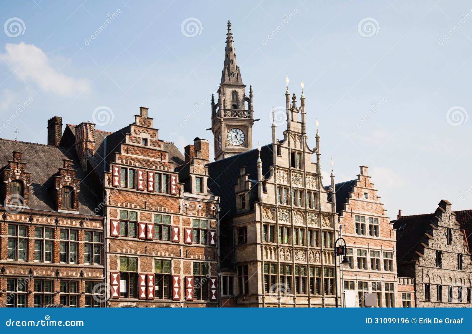 Ghent houses stock photo. Image of ghent, front, merchant - 31099196