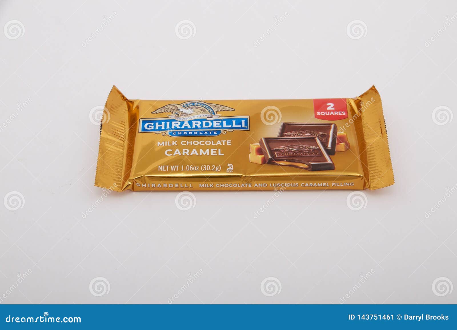 Ghirardelli Candy Bar editorial photo. Image of product 143751461