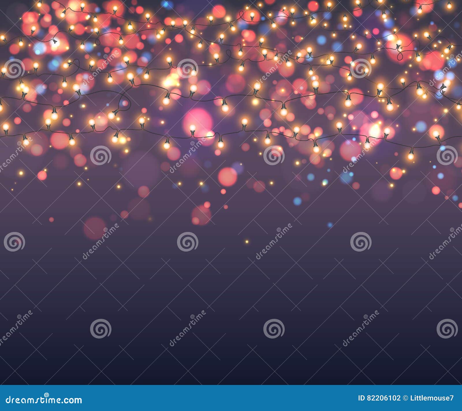 Foto Effetti Di Natale.Ghirlanda D Ardore Di Natale Con Fondo Vago Bokeh Effetti Della Luce Illustrazione Vettoriale Illustrazione Di Scheda Decorazione 82206102