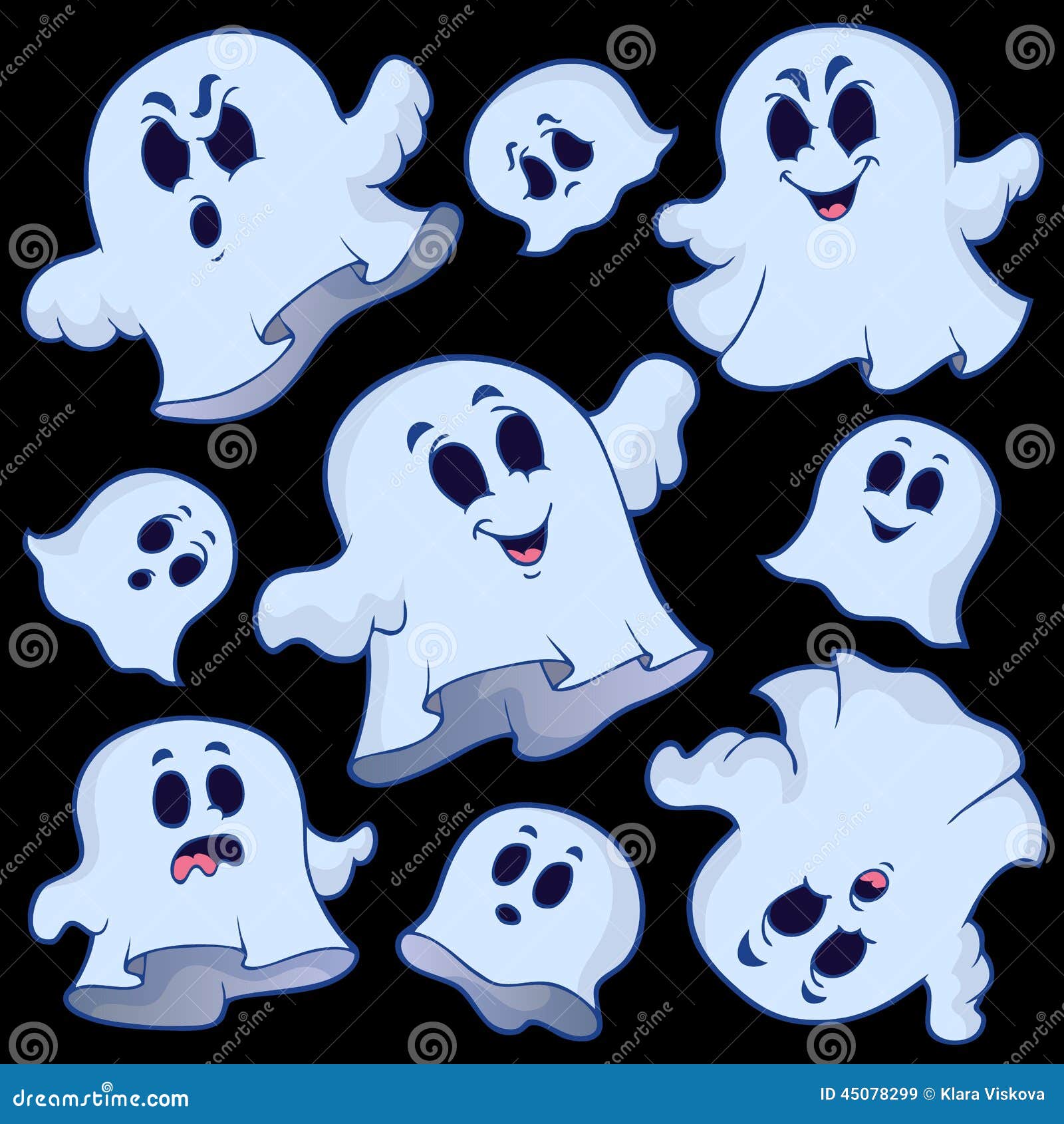 Ghost topic image 6 stock vector. Illustration of fright - 45078299