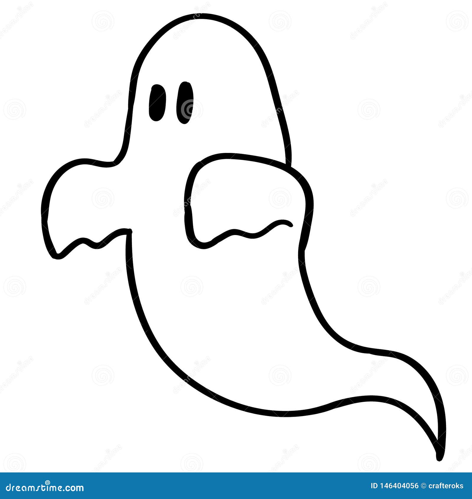 ghost vector image