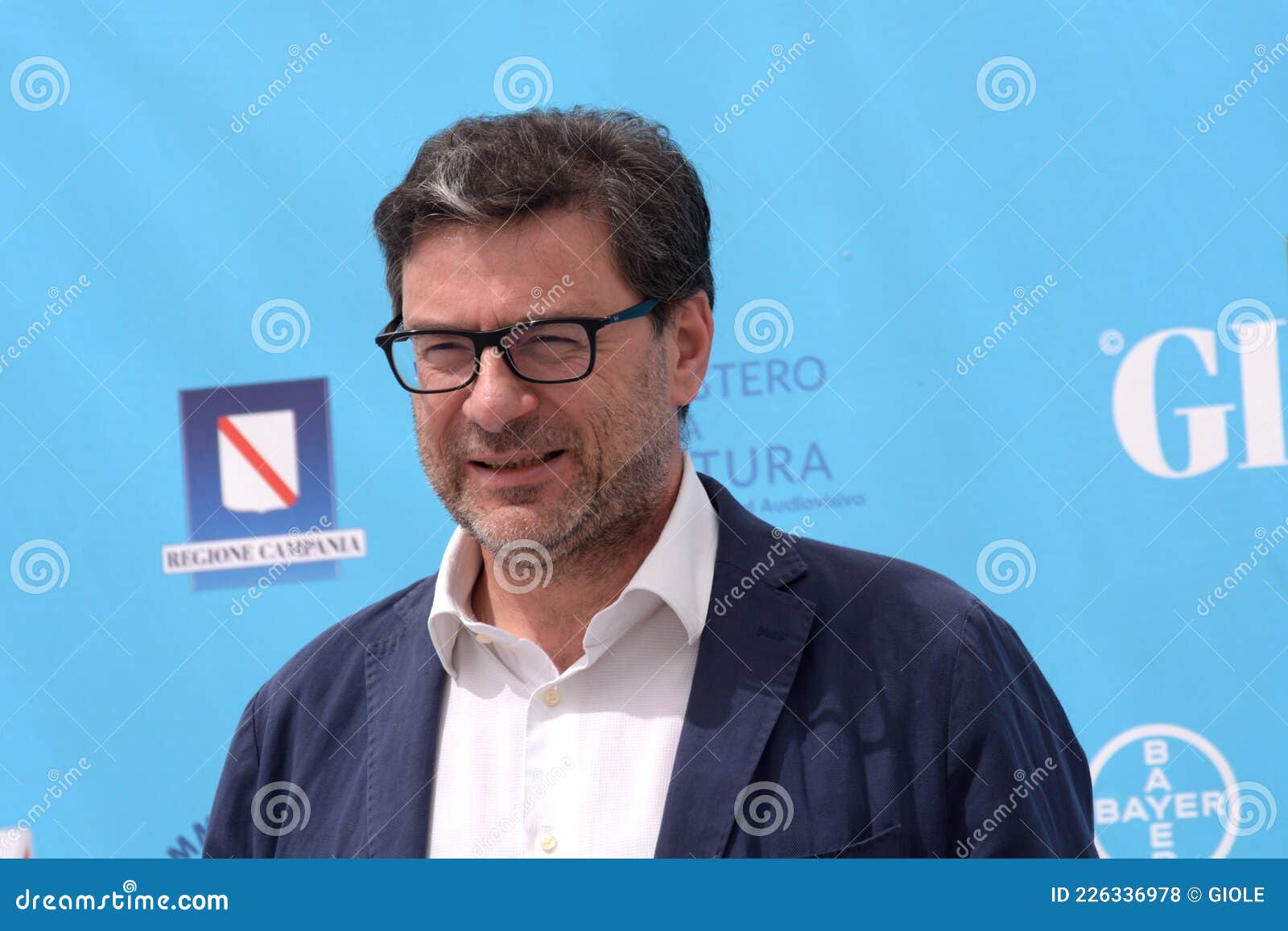 Giancarlo Giorgetti at Giffoni Film Festival 50 Plus Editorial Stock ...