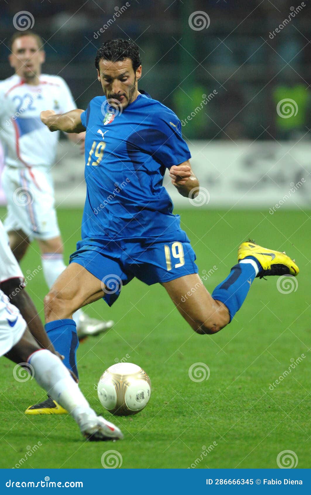 Gianluca Zambrotta during the Italy - France Match Editorial Image ...