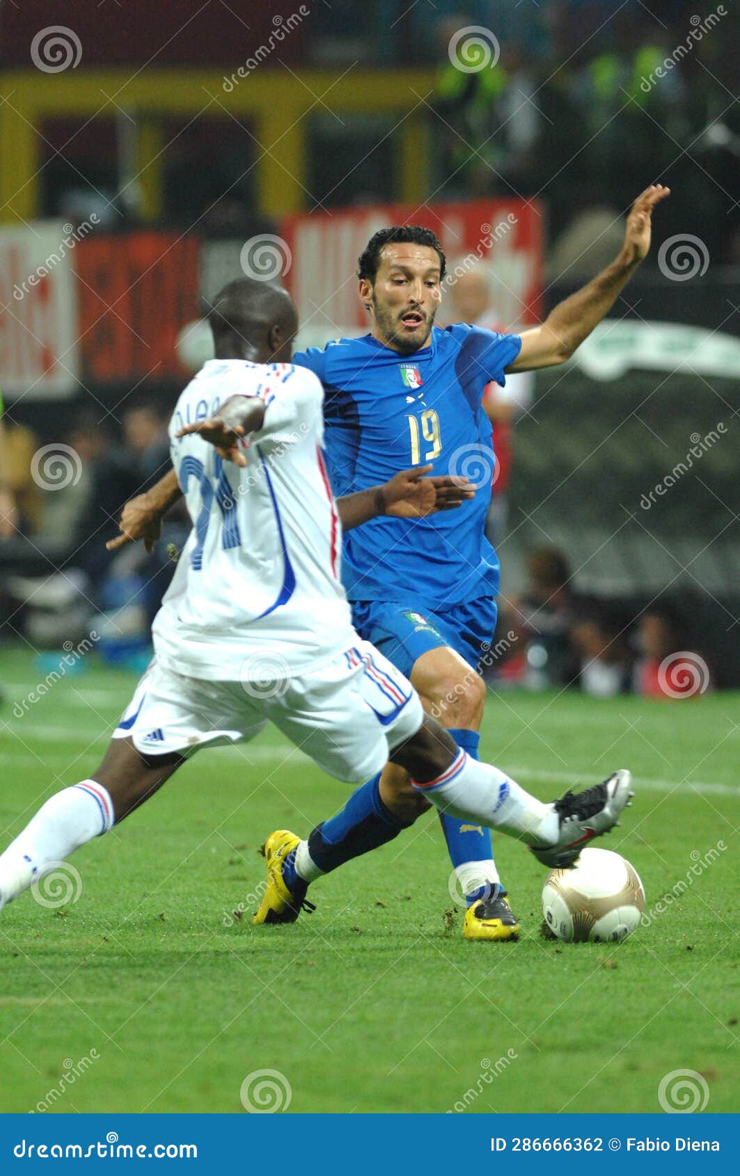 Gianluca Zambrotta during the Italy - France Match Editorial ...