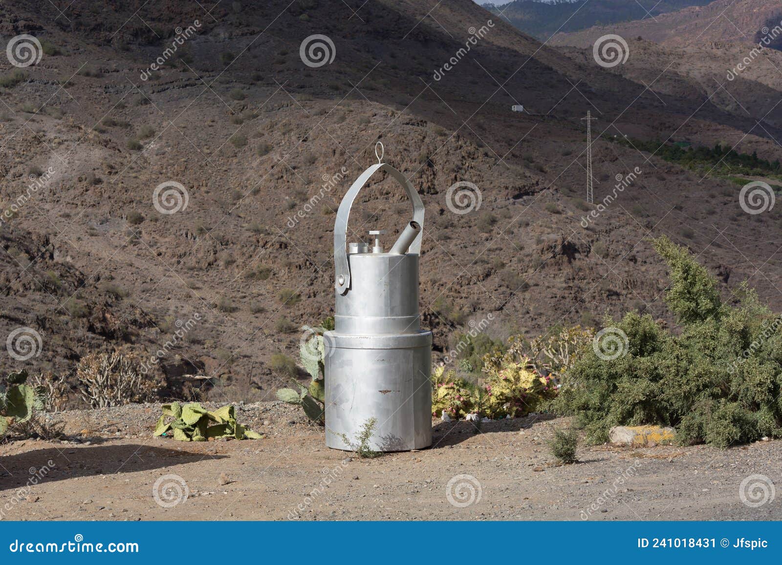 giant blowtorch in the garden