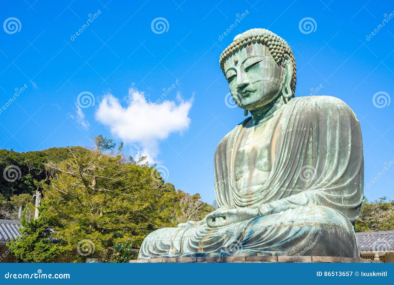 The Giant Buddha or Daibutsu in Kamakura, Japan Stock Image Image of kamakura, temple 86513657