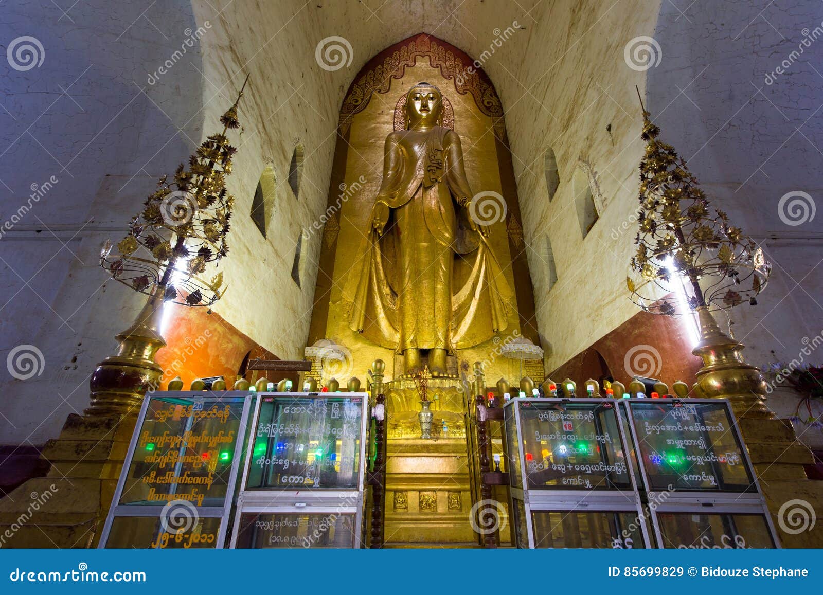 Giant Buddha Statue in Myanmar Stock Image Image of ancient, burmese
