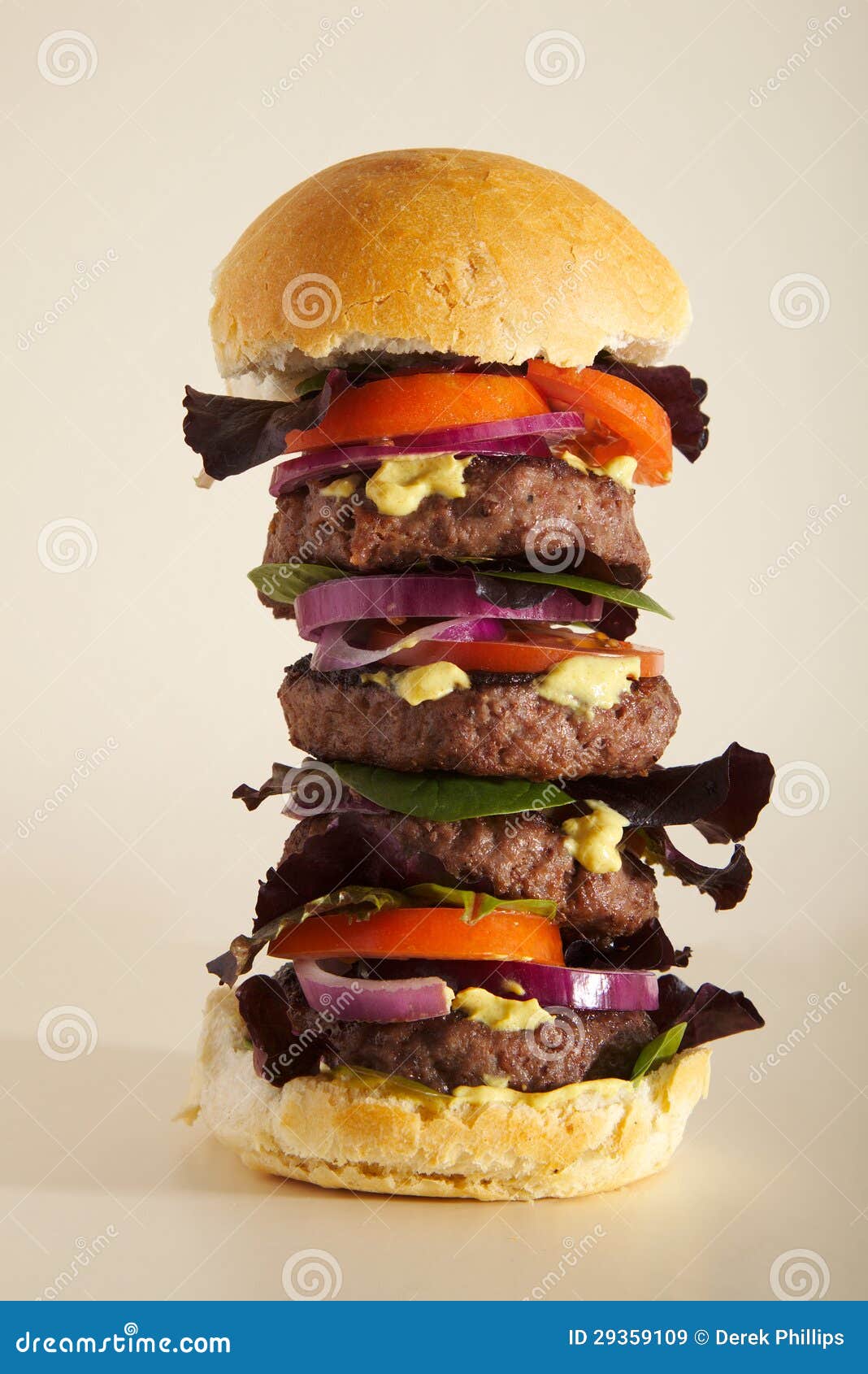 Giant Burger stock image. Image of huge, food, large - 29359109