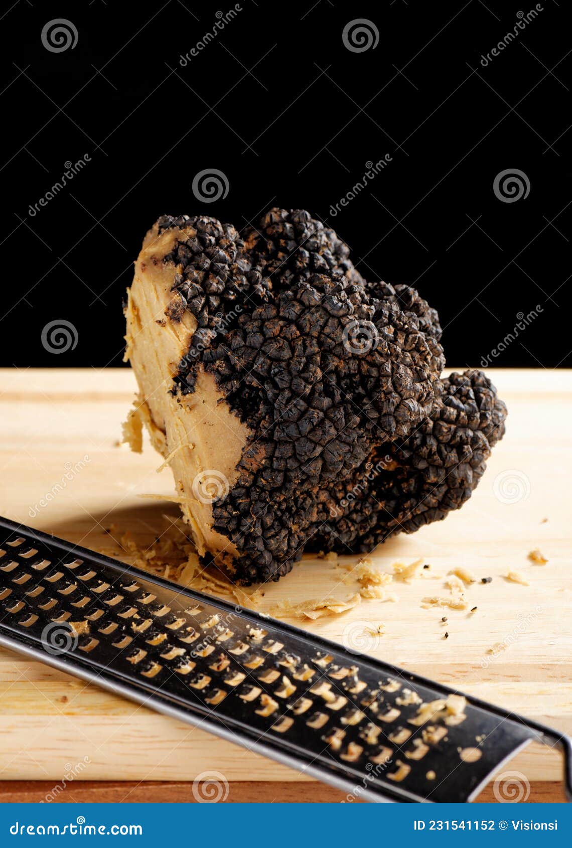 Giant and Expensive Rare Black Truffle Stock Photo Image of kitchen
