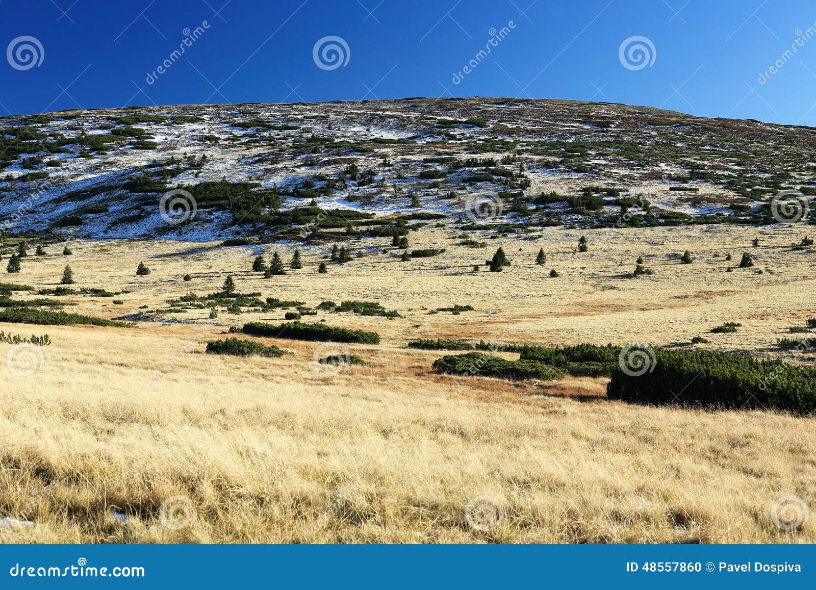 Giant Mountains, (czech: Krkonose, Pec Pod Snezkou), the Northern Part ...