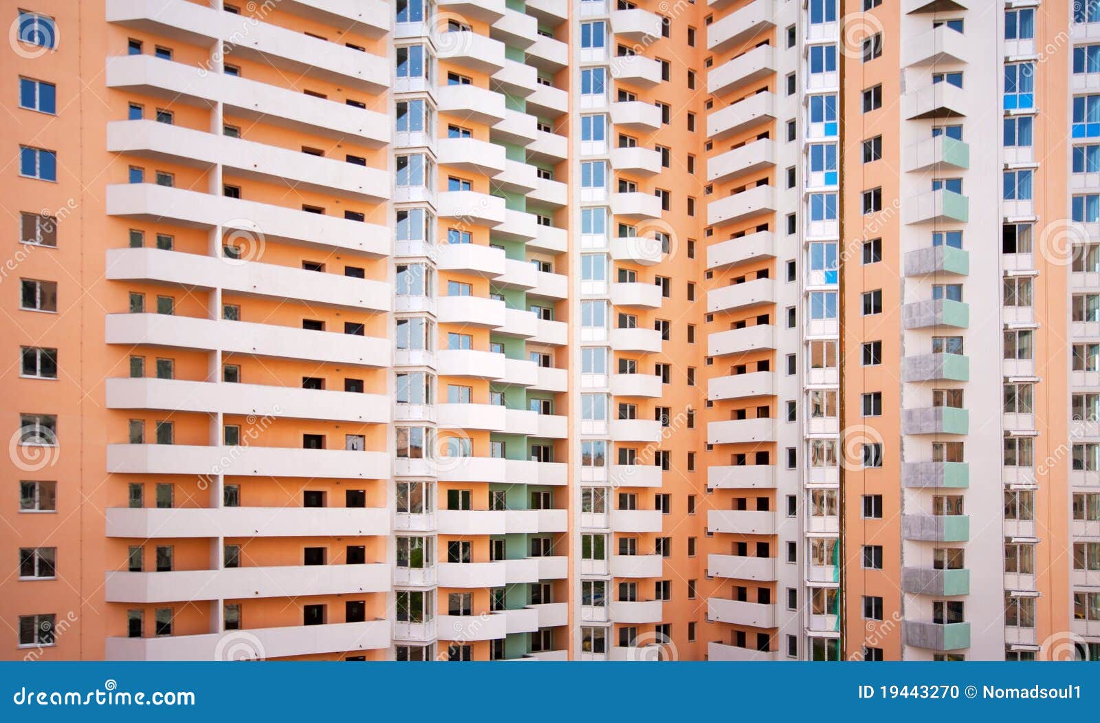 Giant Multiapartments Building Stock Photo Image of house, large