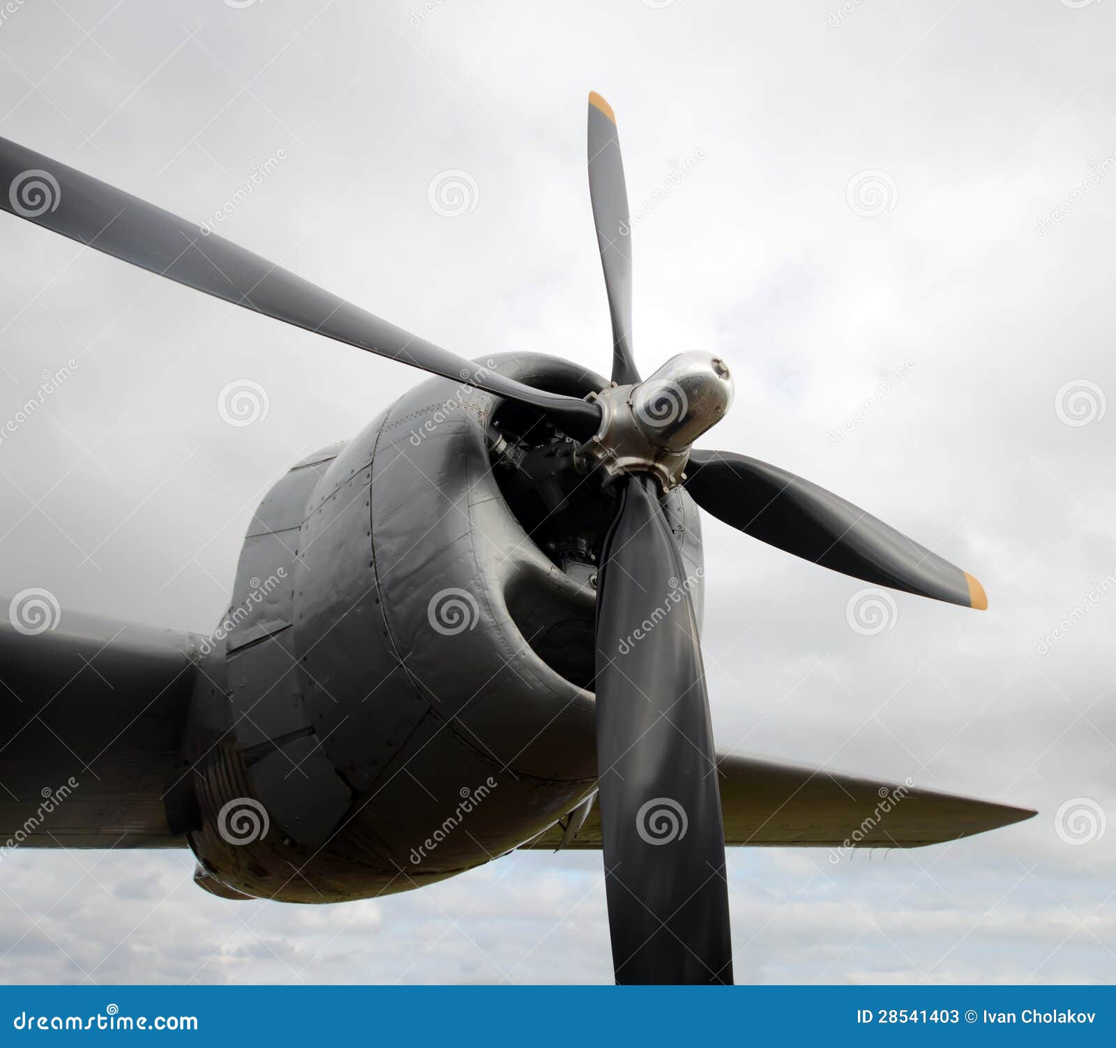 Giant propeller stock image. Image of bomber, airplane 28541403