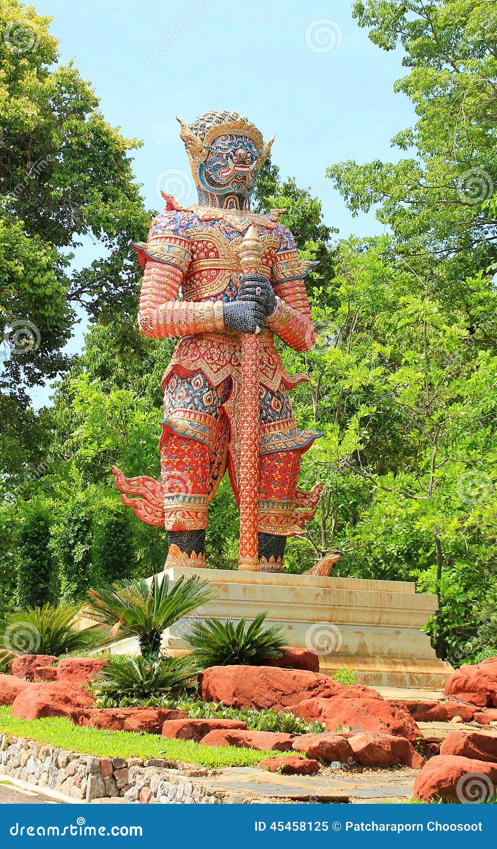 Giant statue stock image. Image of travel, grand, luxury 45458125