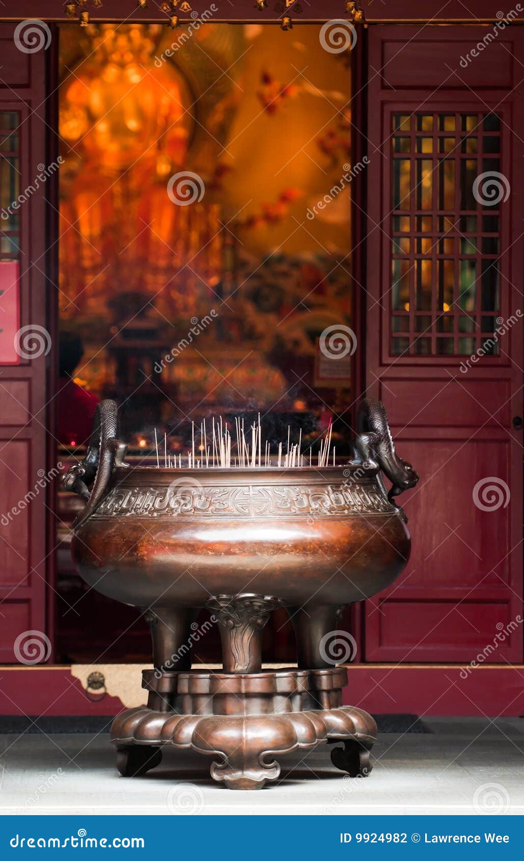 Giant Urn at Temple S Entrance Stock Photo Image of hammered, bulbous