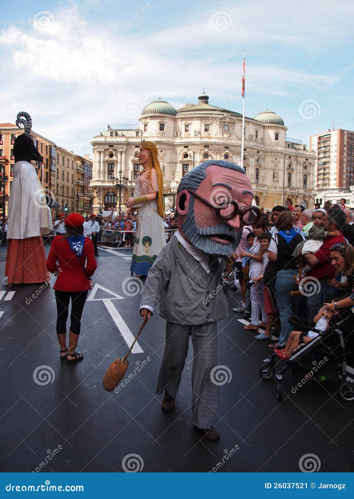 Giants and Big Heads in Bilbao Editorial Photo - Image of gigante ...