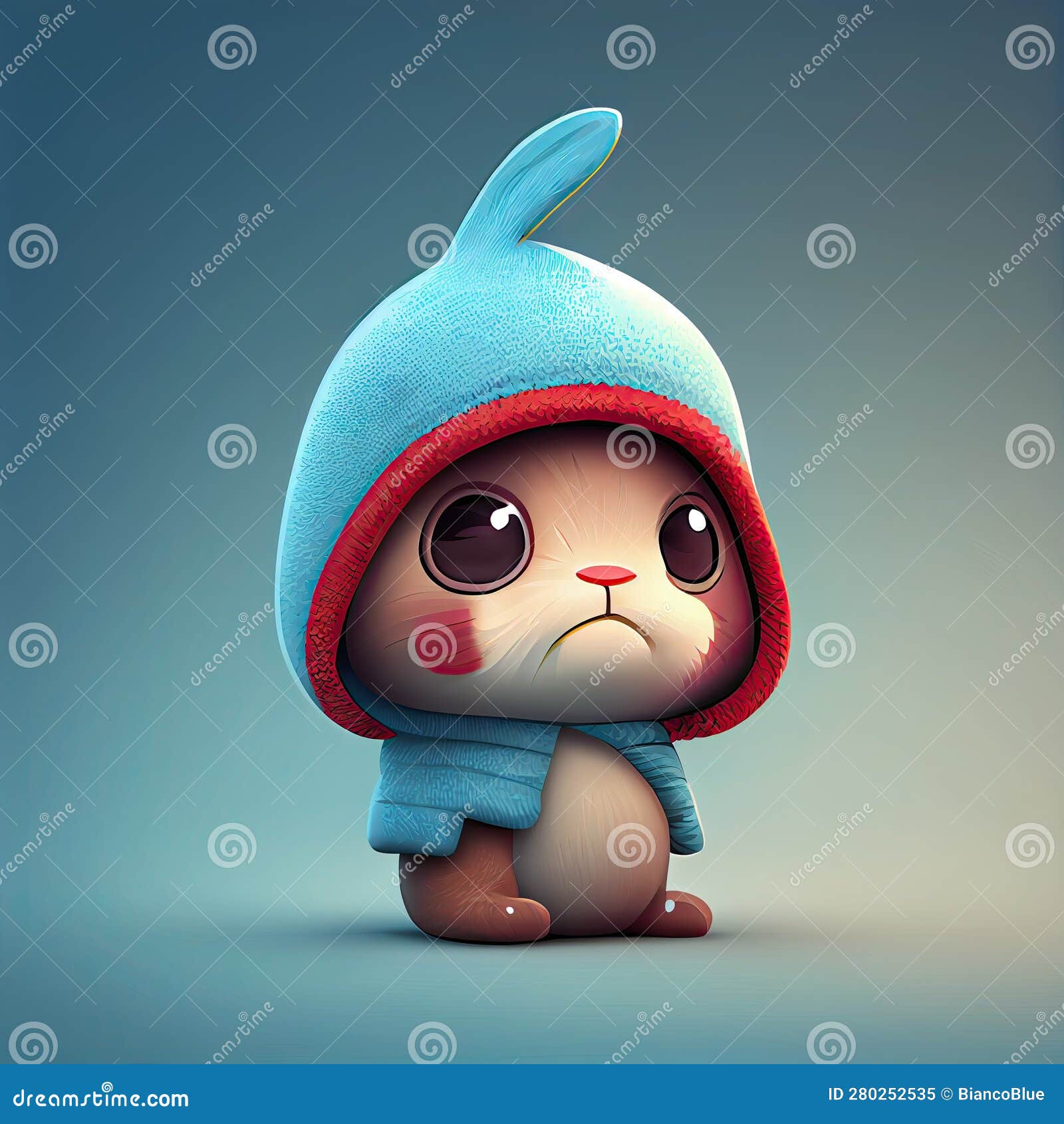 Ilustração de pokémon bebê chibi super fofo gerada por ia