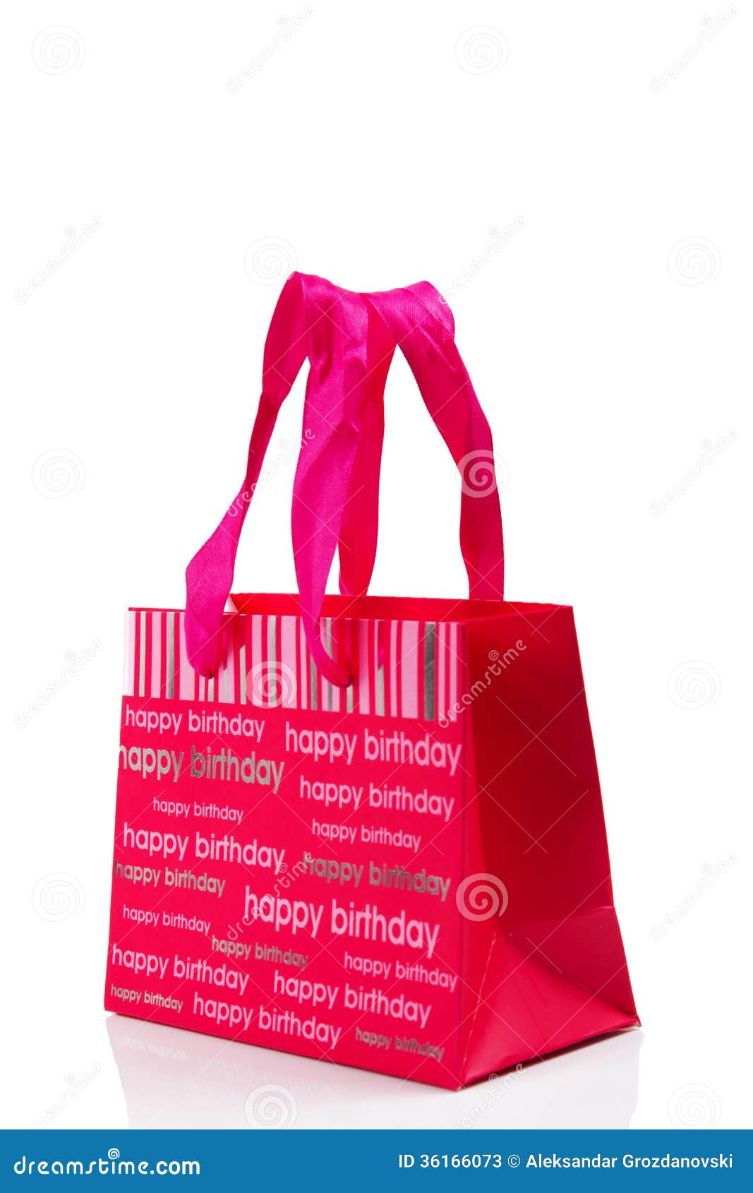 Photo of a Pink Gift Bag.