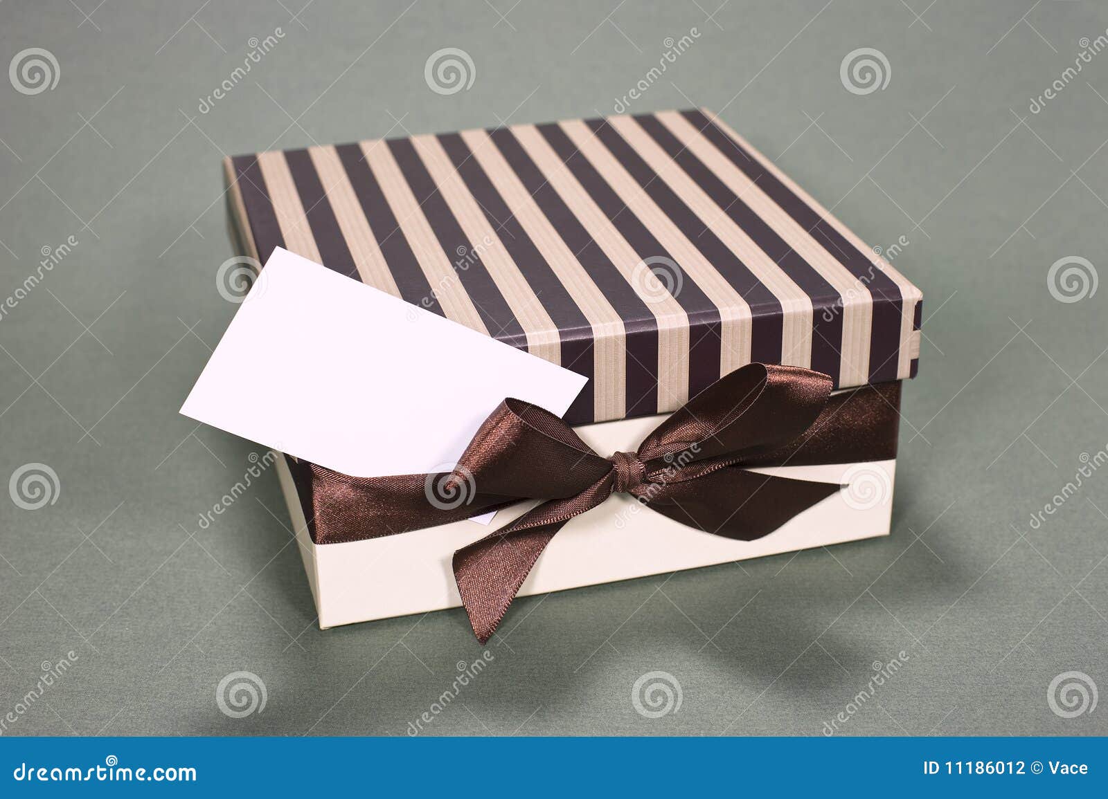 Gift Box with Business Card Stock Photo Image of party, birthday