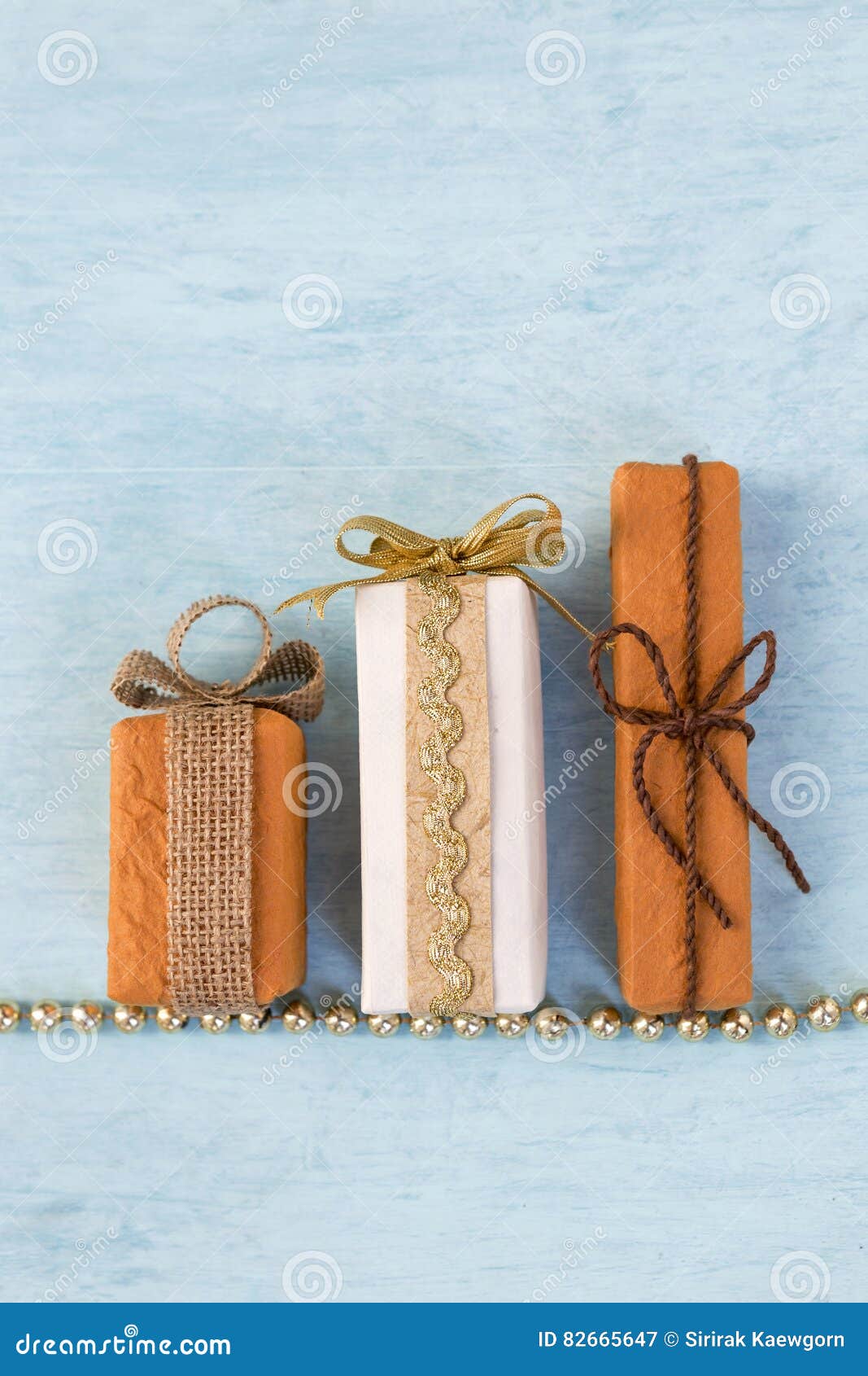 Gift Box Design on Blue Background Stock Image Image of idea, color