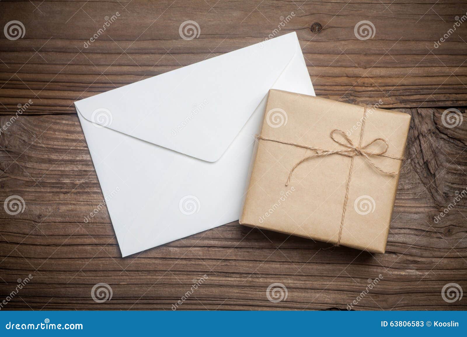 Gift box and envelope stock image. Image of blank, gift 63806583