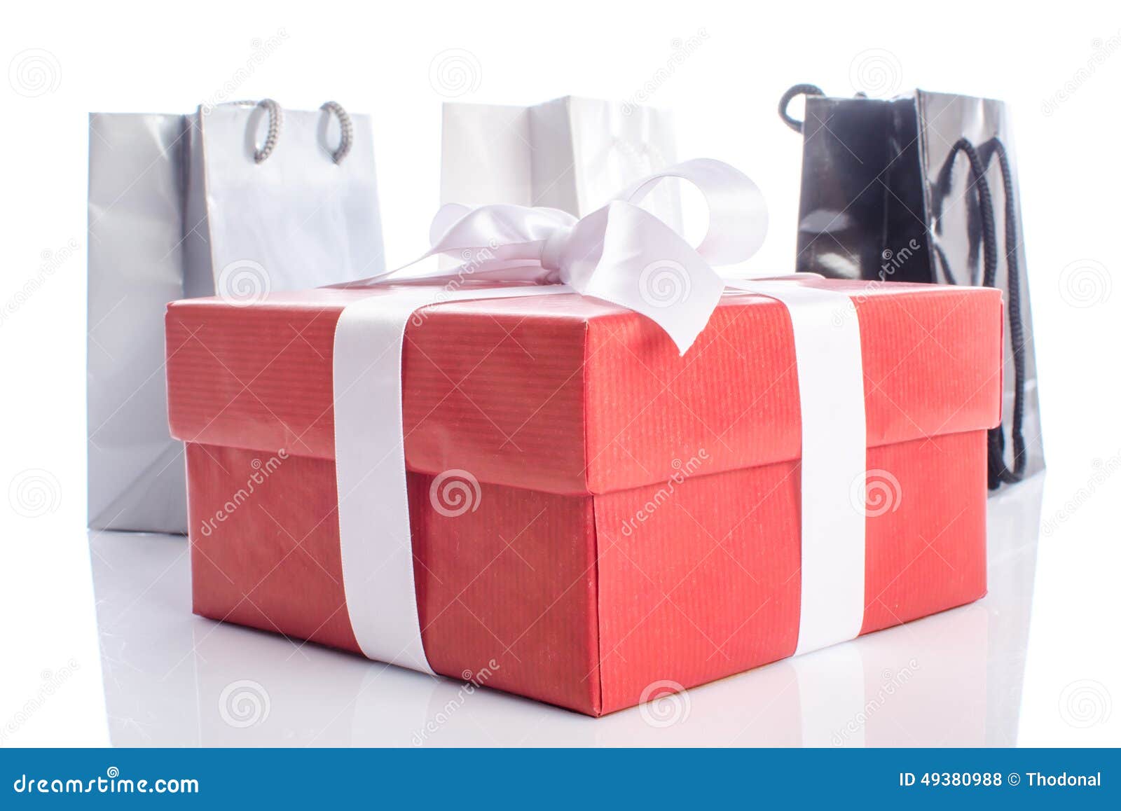 Gift box and gift bags stock photo. Image of birthday 49380988