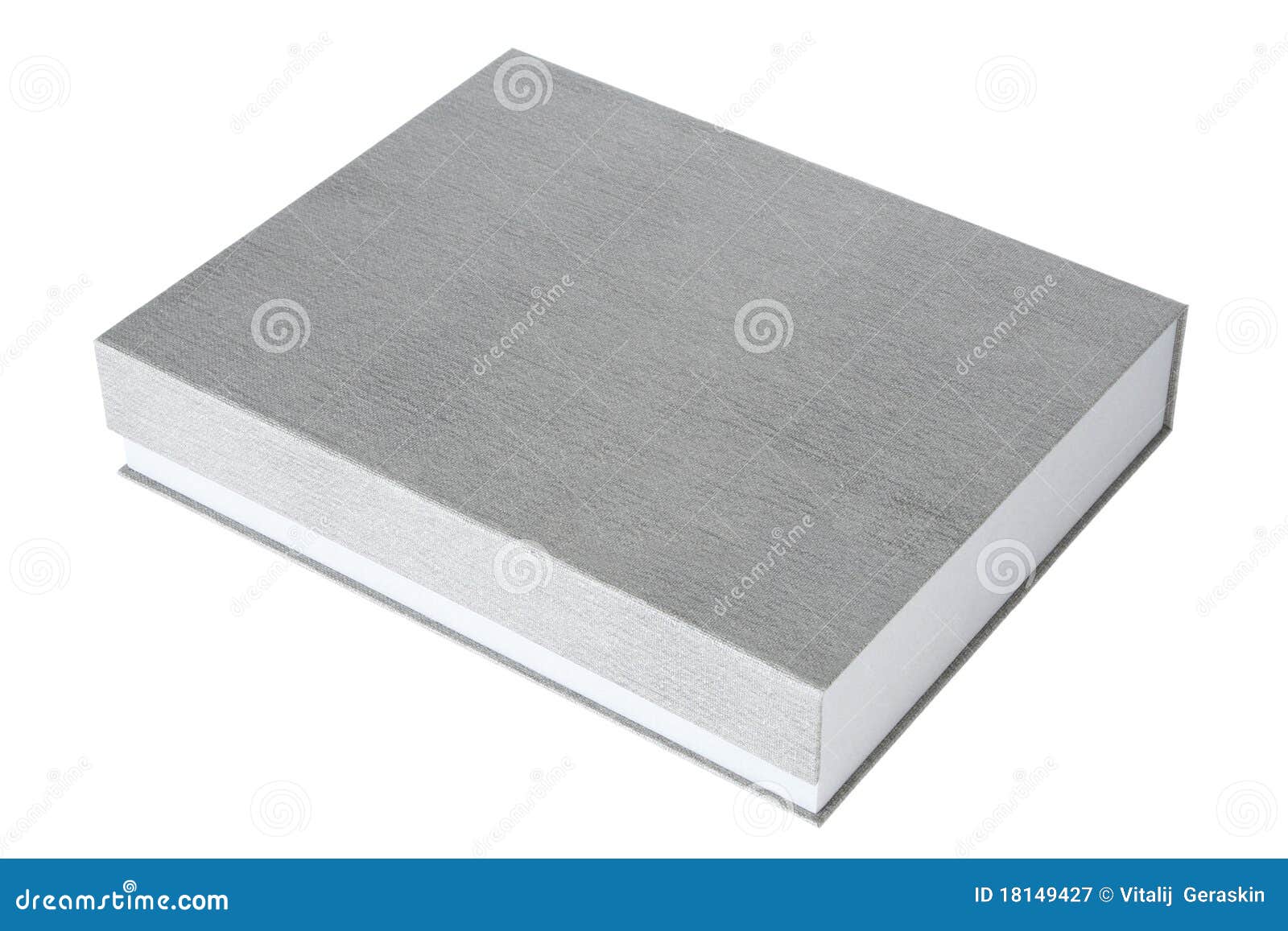 Gift Box Gray Color on a White Background Stock Image Image of gift